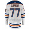 Edmonton Oilers Dresy OSCAR KLEFBOM 77 Adidas Bílá Authentic - Pánské Edmonton Oilers Dresy OSCAR KLEFBOM 77 Adidas Bílá Authentic - Pánské